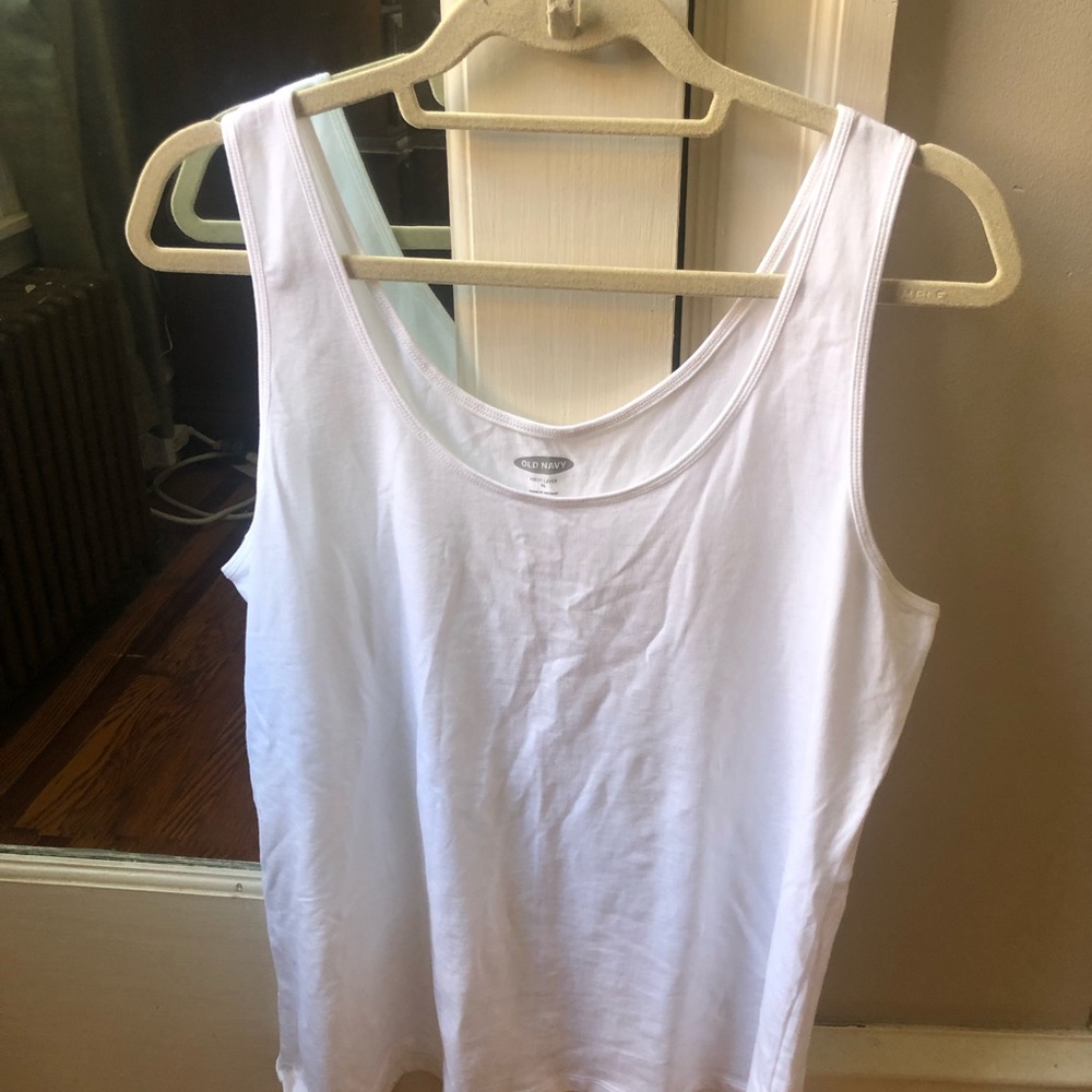 White old navy tank